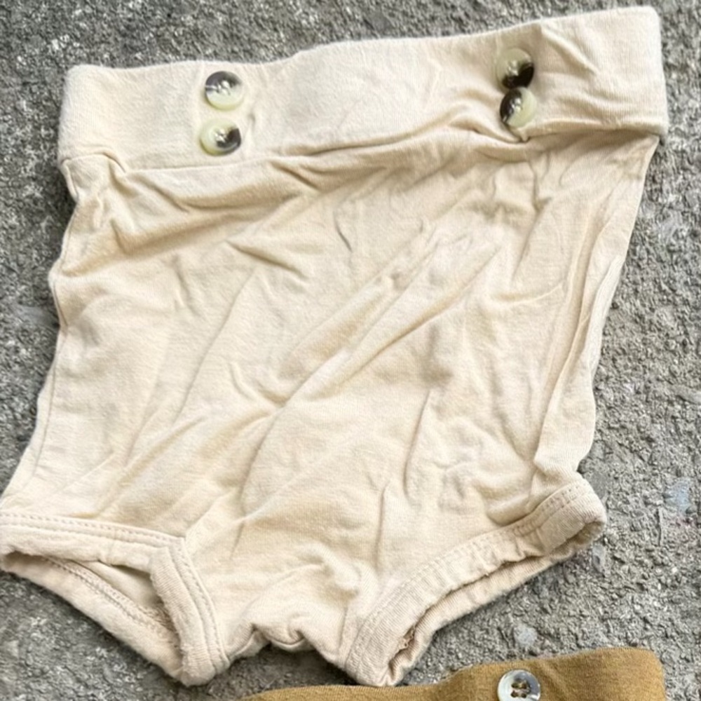 Kids Cotton Training Pants - 4-Pack (Cream, Mauve, Mustard, Dusty Purple)